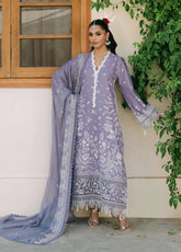 Shanaya By Mahnur Embroidered Lawn 3 Piece Unstitched Suit MN25SL D-ZOEE